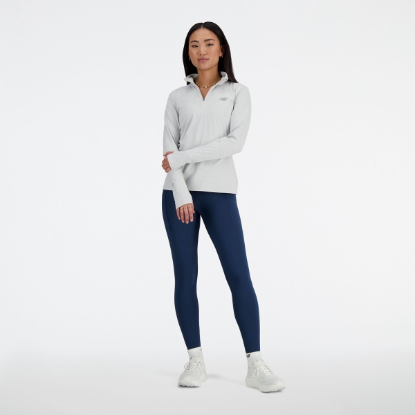 New Balance Space Dye Maglia - Ash Heather