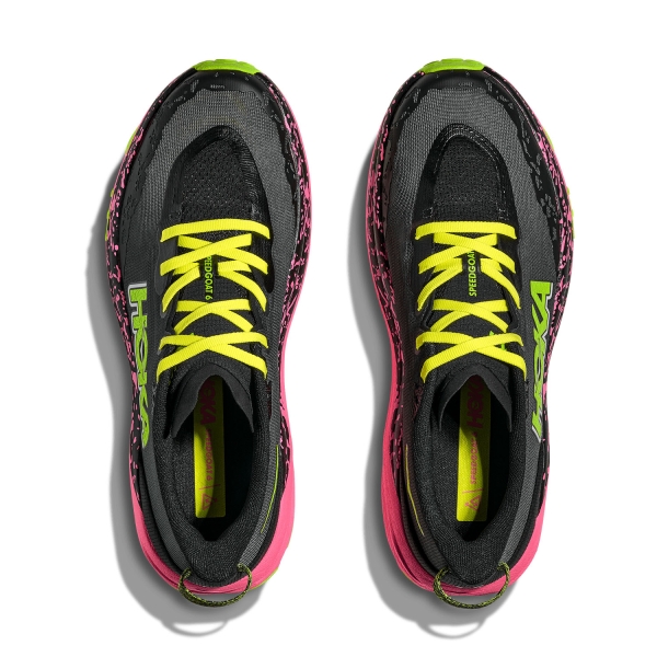 Hoka Speedgoat 6 - Black/Neon Rose