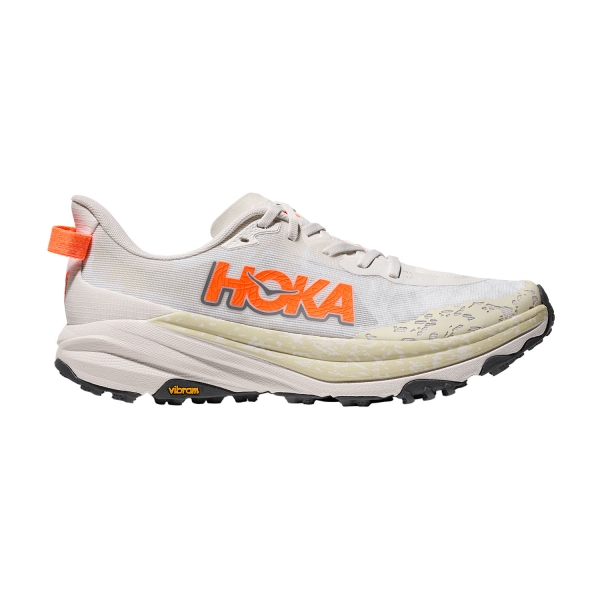 Scarpe Trail Running Uomo Hoka Speedgoat 6  White/Neon Tangerine 1147791WNG