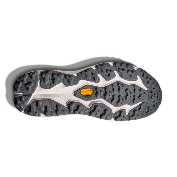 Hoka Speedgoat 6 - White/Neon Tangerine