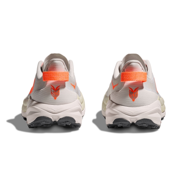 Hoka Speedgoat 6 - White/Neon Tangerine