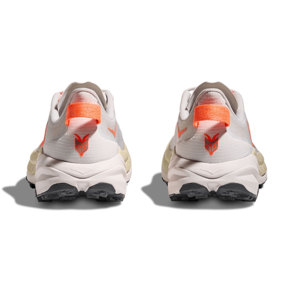 Hoka Speedgoat 6 - White/Neon Tangerine