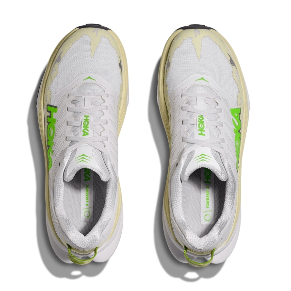 Hoka Torrent 4 - White/Neon Lime
