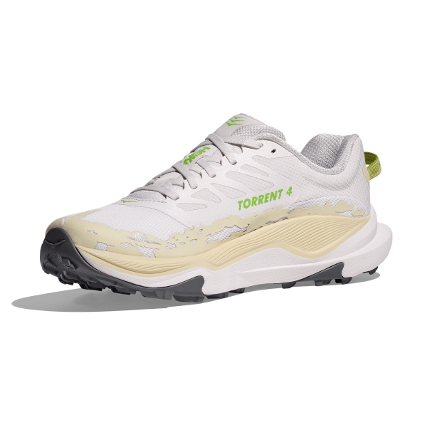 Hoka Torrent 4 - White/Neon Lime