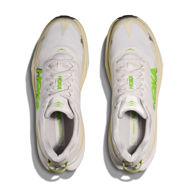 Hoka Torrent 4 - White/Neon Lime