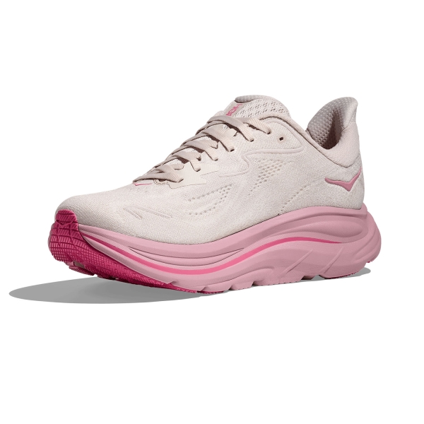 Hoka Clifton 10 Wide - Rose Cream/Dried Rose