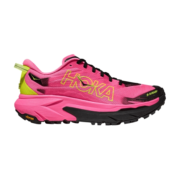 Scarpe Trail Running Uomo Hoka Mafate 5  Neon Rose/Black 1168722NNR