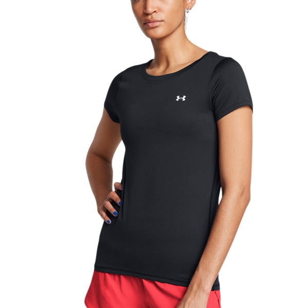 Maglietta Fitness e Training Donna Under Armour HeatGear Maglietta  Black 13289640002