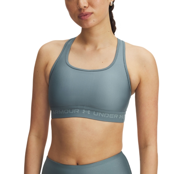 Reggiseno Sportivo Donna Under Armour Crossback Mid Reggiseno Sportivo  Jasper Blue/Serpentine 13610340587