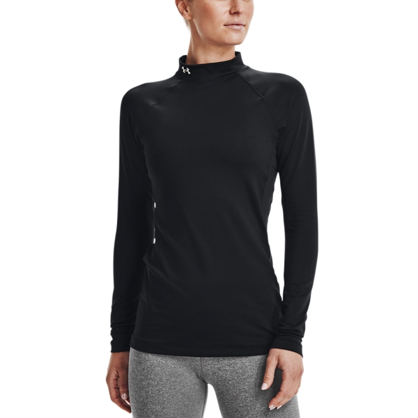 Maglia Running Donna Under Armour ColdGear Authentics Maglia  Black/White 13687020001