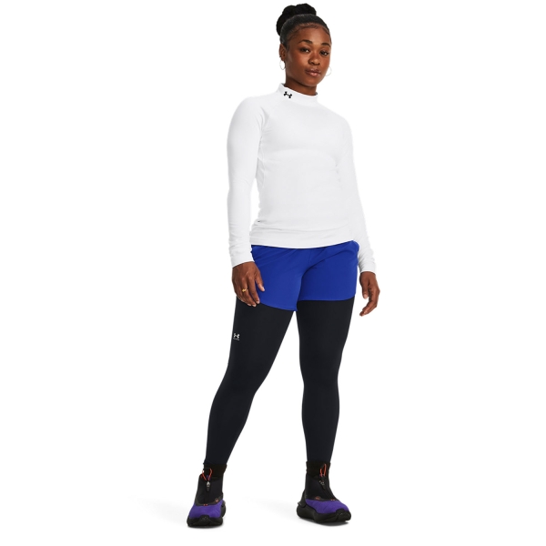 Under Armour ColdGear Authentics Maglia - White/Black
