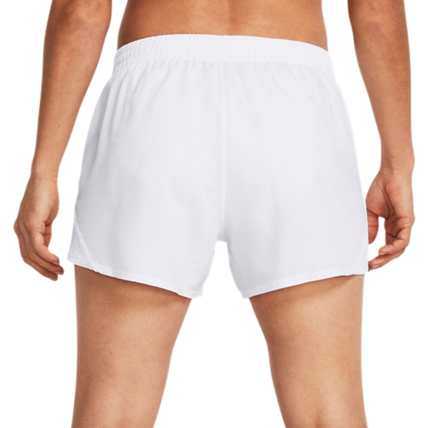 Under Armour Fly By 4in Pantaloncini - White