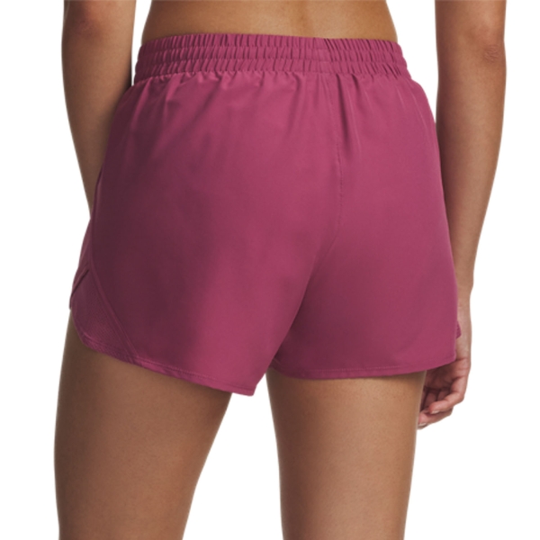 Under Armour Fly By 4in Shorts - Fuchsia Dusk