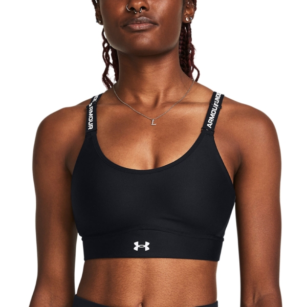 Reggiseno Sportivo Donna Under Armour Infinity Mid 2.0 Reggiseno Sportivo  Black/White 13841230001