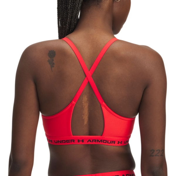 Under Armour Crossback Low Reggiseno Sportivo - Racer Red/Black