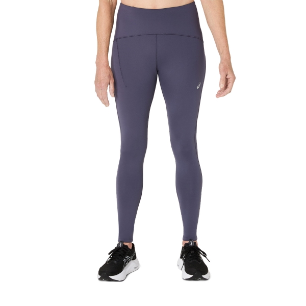Tights Running Donna ASICS Road Winter Pro Tights  Indigo Fog 2012D278500