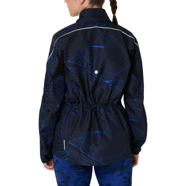 ASICS Road Lite-Show Giacca - Performance Black/Dark Cobalt