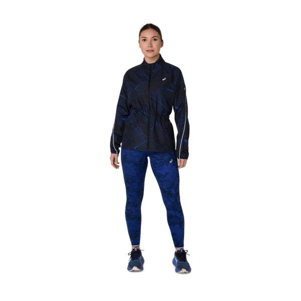 ASICS Road Lite-Show Giacca - Performance Black/Dark Cobalt