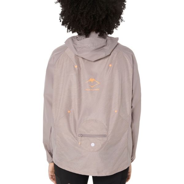 ASICS Fujitrail Windbreaker Giacca - Rainstorm Grey