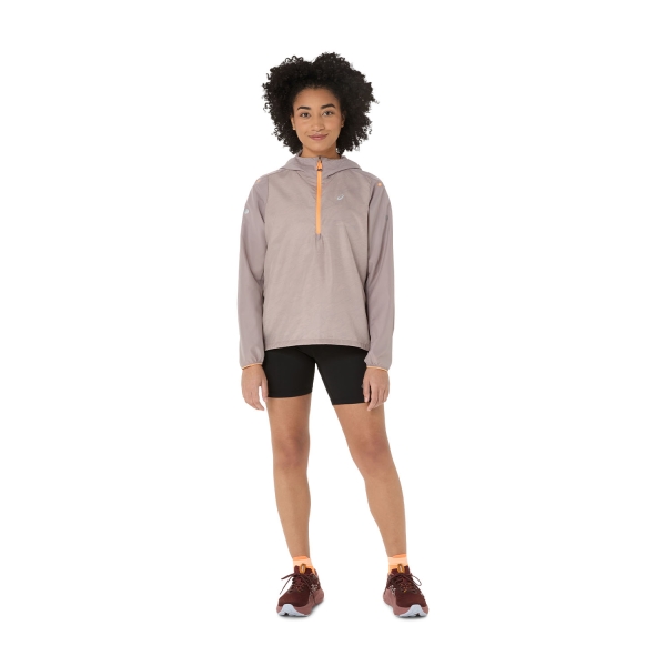 ASICS Fujitrail Windbreaker Giacca - Rainstorm Grey