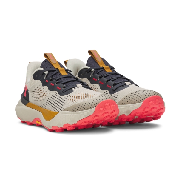 Under Armour Infinite Pro Trail - Khaki Base/Anthracite/Racer Red