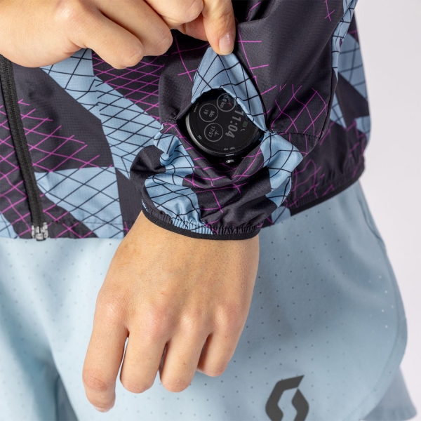 Scott Endurance Tech Chaqueta - Black/Morning Blue