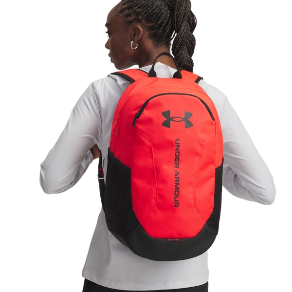Under Armour Hustle Lite Logo Zaino - Racer Red/Black