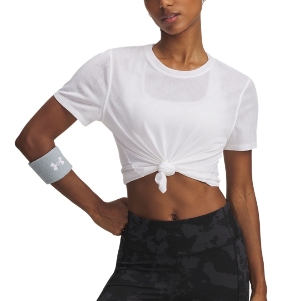 Maglietta Running Donna Under Armour Launch Logo Maglietta  White 60050960100