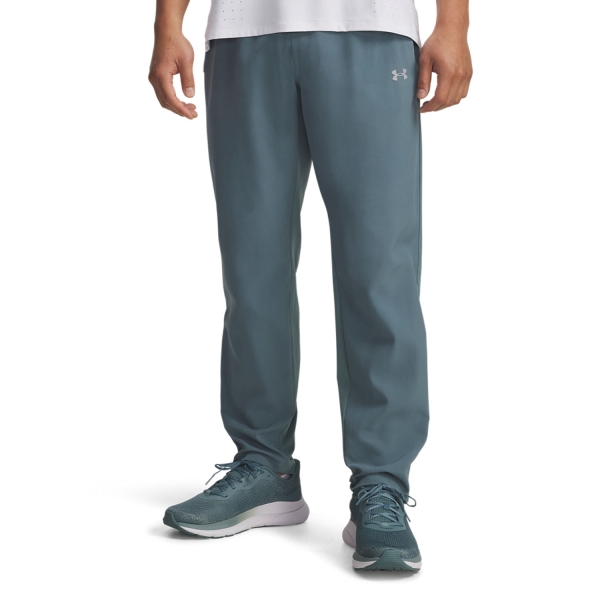Pantaloni e Tights Running Uomo Under Armour Velociti Pro Storm Pantaloni  Jasper Blue/Squad Orange/Reflective 60058980587