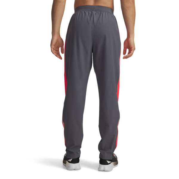Under Armour Velociti Storm Pantaloni - Castlerock/Racer Red/Reflective