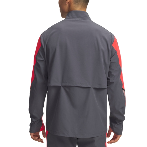 Under Armour Velociti Storm Pro Jacket - Castlerock/Racer Red/Reflective