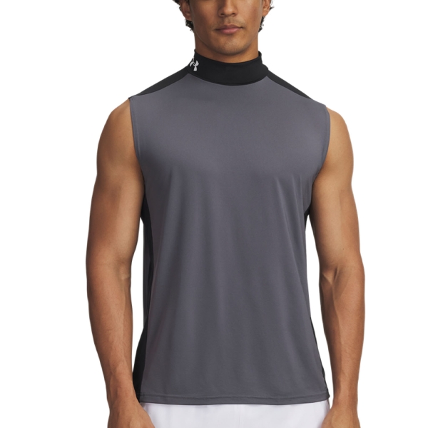 Men's Running Tank Under Armour HeatGear Wordmark Tank  Castlerock/Black/White 60070490025