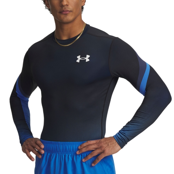 Maglia Intima Uomo Under Armour HeatGear Sublimated Maglia  Blue Atlantis/Black/White 60076310402