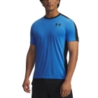 Under Armour HeatGear Wordmark T-Shirt - Blue Atlantis/Black/White