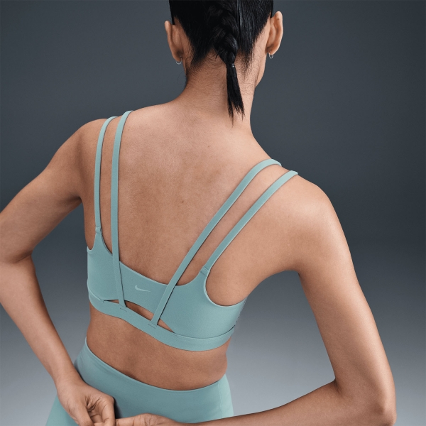 Nike Zenvy Strappy Reggiseno Sportivo - Cannon/White