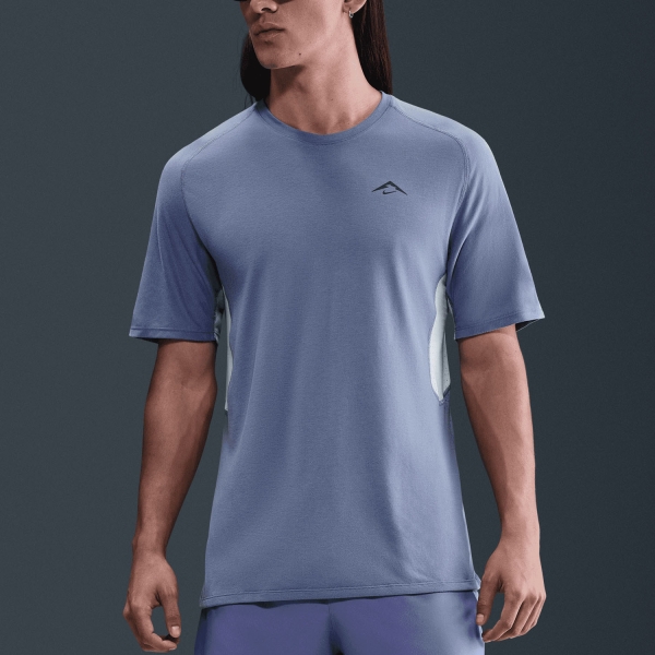 Magliette Manica Corta Trail Running Uomo Nike DriFIT ADV Solar Chase Maglietta  World Indigo/black HJ3580499