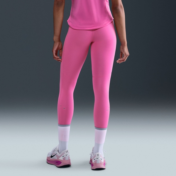 Nike Dri-FIT Tempo Swoosh 7/8 Tights - Playful Pink/Black/Reflective Silver/White