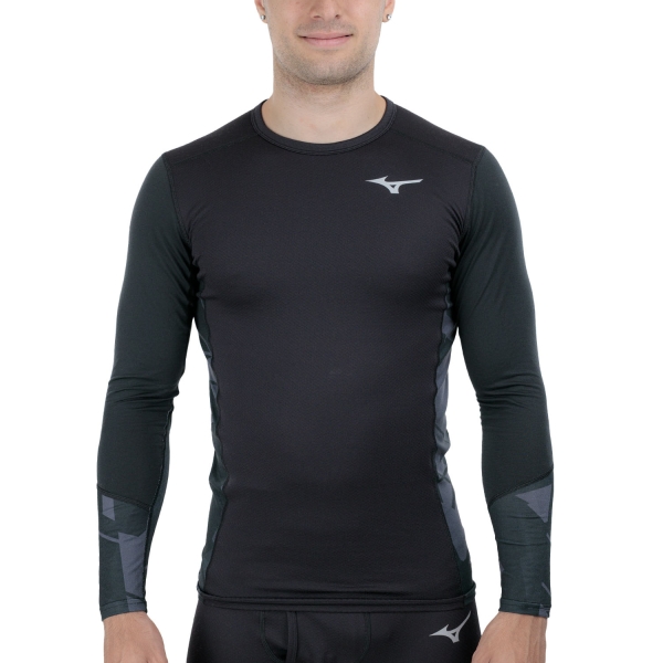 Camisa Intima Hombre Mizuno Virtual Body G5 Camisa  Black A2GAC50509