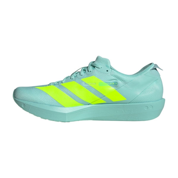 adidas adizero Adios 9 - Flash Aqua/Lucid Lemon/Zero Metallic
