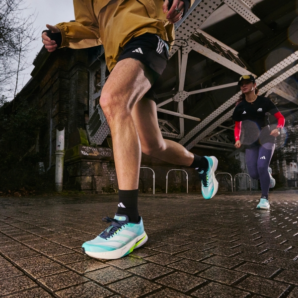 adidas adizero Boston 13 - Flash Aqua/Cloud White/Lucid Lemon