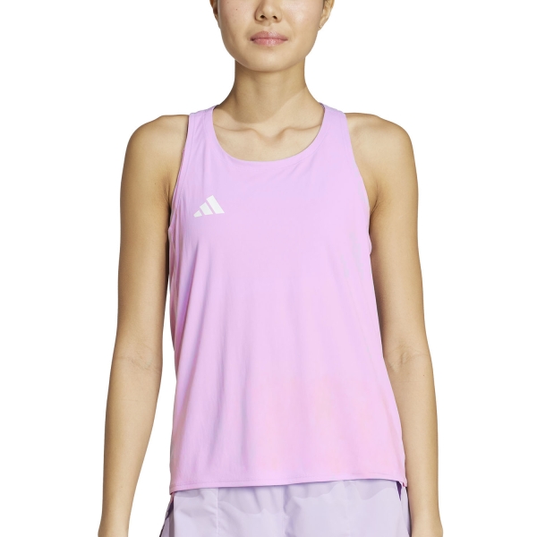 Canotta Running Donna adidas adizero Logo Canotta  Powder Plum JM8334