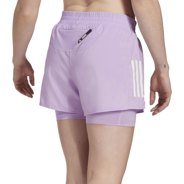 adidas OTR 2 in 1 2in Pantaloncini - Powder Plum