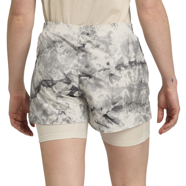 adidas Own The Run Spray Dye 2in1 2in Shorts - Orbit Grey/Black