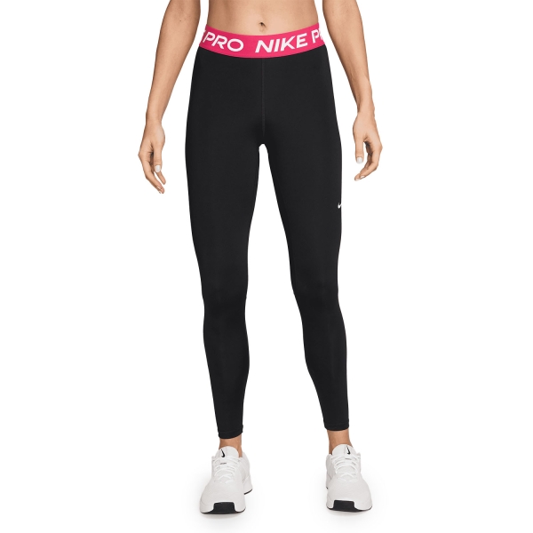 Pants e Tights Fitness e Training Donna Nike Pro 365 Tights  Black/Rush Pink/White CZ9779031