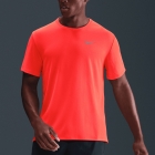 Nike Dri-FIT UV Run Division Miler Maglietta - Bright Crimson/Reflective Silver