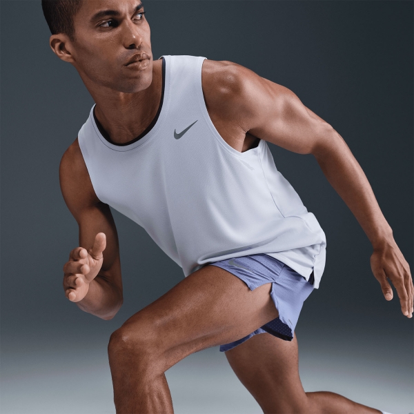 Nike Dri-FIT Miler Run Canotta - Ghost/Reflective Silver