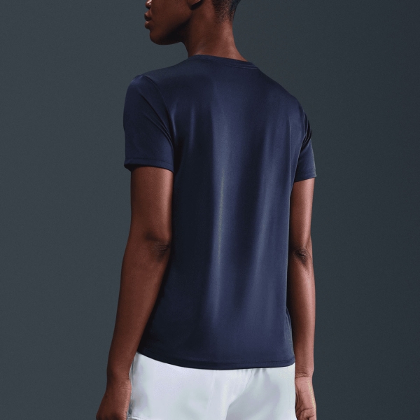 Nike Dri-FIT Swoosh Maglietta - Midnight Navy/White