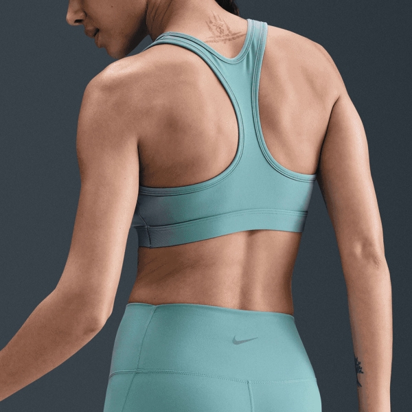 Nike Swoosh Light Reggiseno Sportivo - Cannon/White