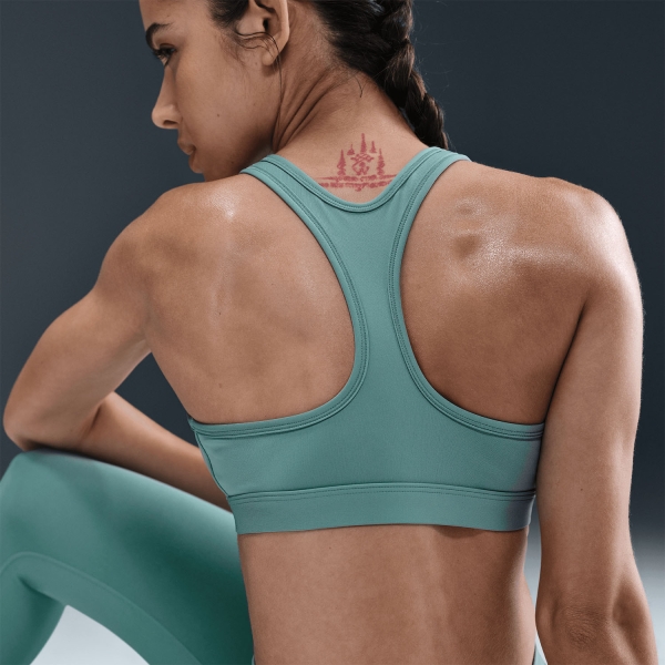 Nike Swoosh Light Reggiseno Sportivo - Cannon/White
