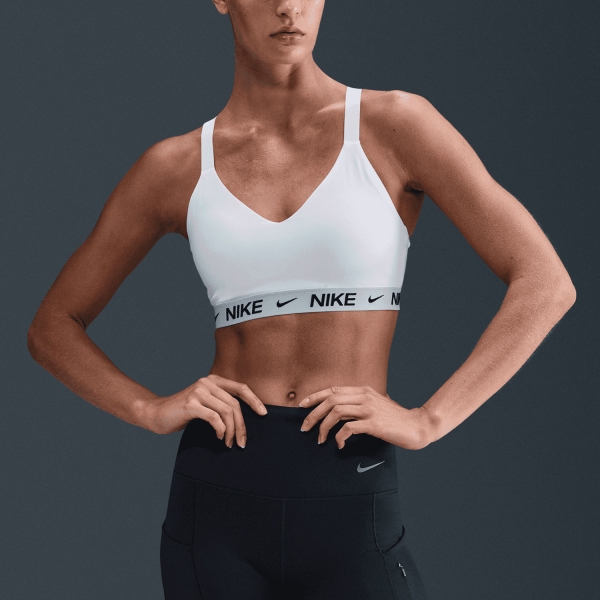 Reggiseno Sportivo Donna Nike Indy Crew Reggiseno Sportivo  White/Black FD1065101